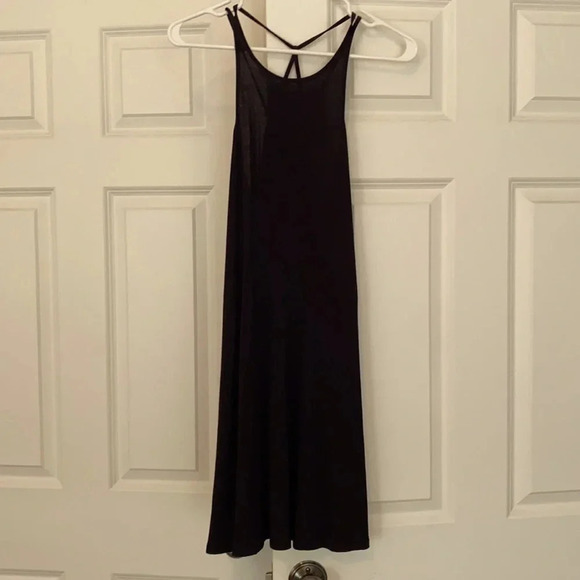 Express razorback dress size small black midi - Picture 1 of 4